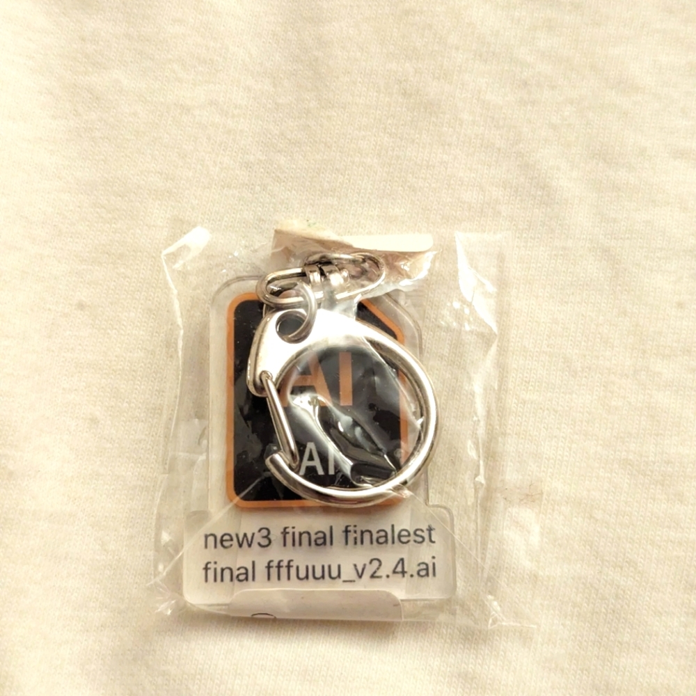 Designer funny keychain